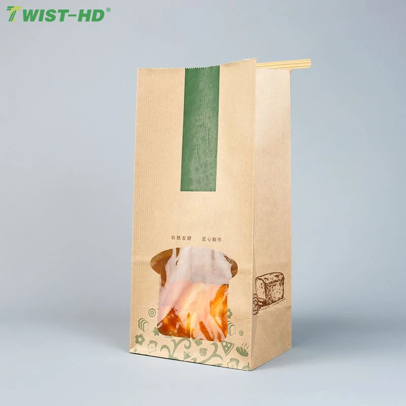 Tin Ties paper bag with window Tin Ties paper bag with window