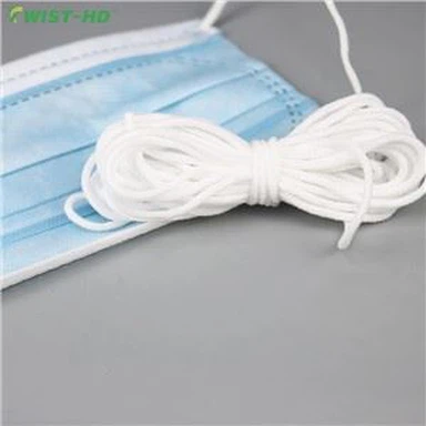 3 mm Jednokratni kružni bijeli konopac