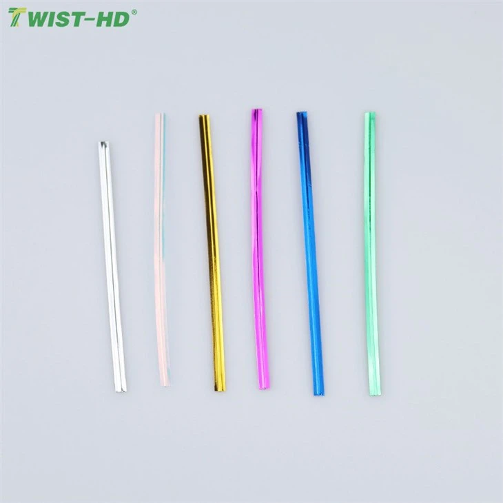 Various Colors Can Be Customized 4mm PET Plastic Packaging Decorative Wire